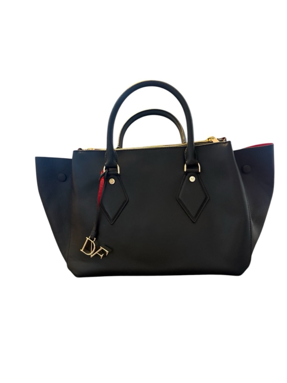 Beautiful black leather purse - Picture 7 of 9